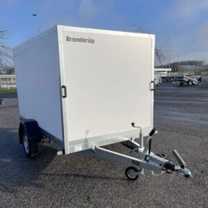 Remorque fourgon Brenderup PTAC 750kg avec frein + hayon