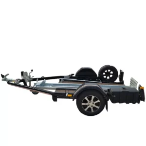 Remorque porte moto basculant KXL175  avec jantes alu noires