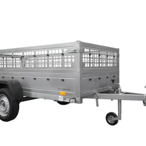 REMORQUE GARDEN TRAILER 264 KIPP (NEW) AVEC REHAUSSES GRILLAGÉES ET ROUE JOCKEYi