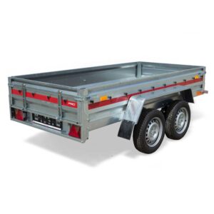 Remorque utile Prakti double essieux 2700X1250 2X750 KG